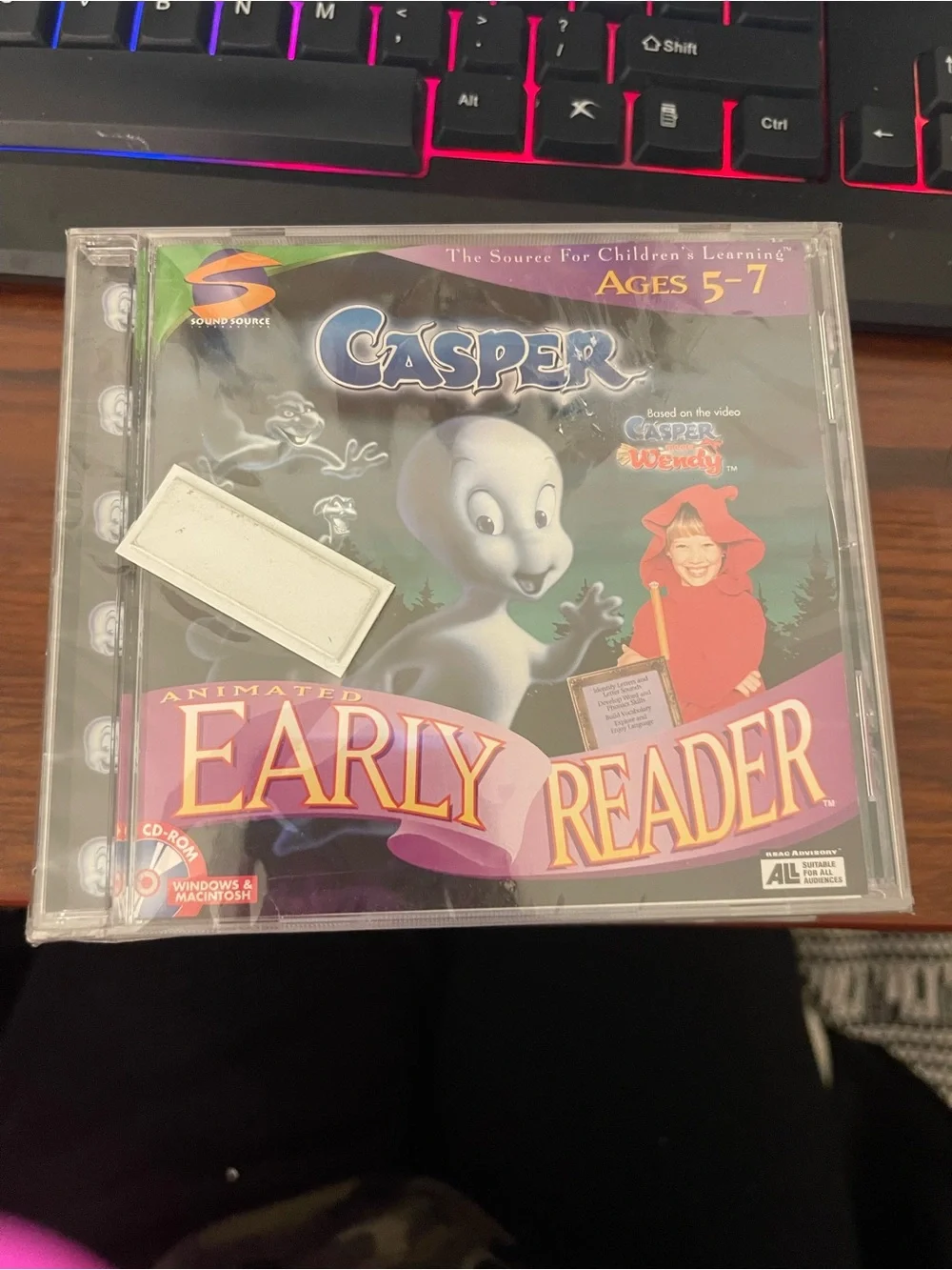 Casper Animated Early Reader CD-ROM - Purple Cover